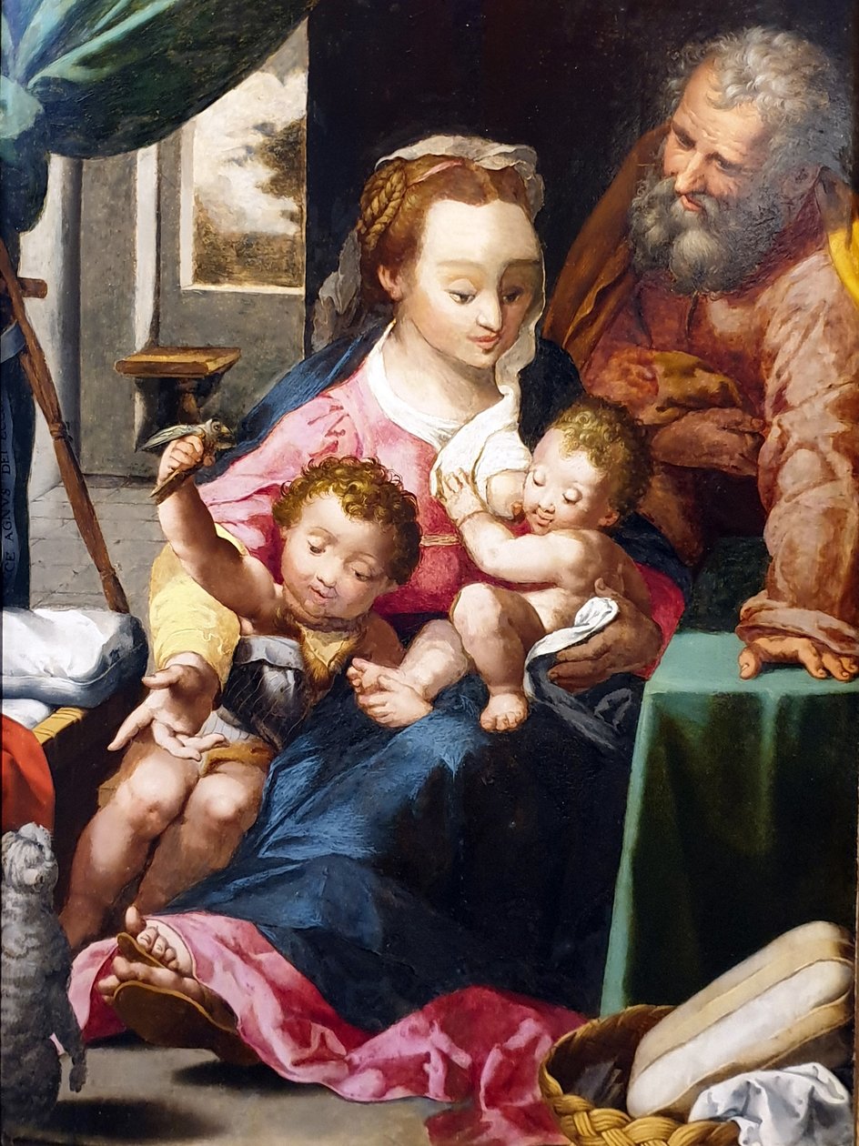 Die Katzenmadonna von after Federico Barocci