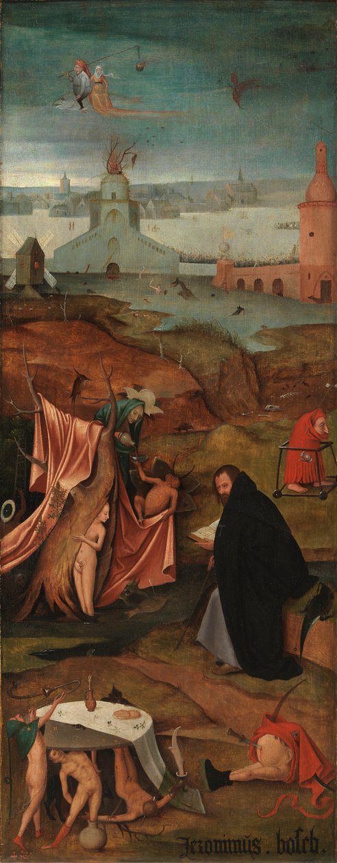 Die Versuchung des heiligen Antonius von After Hieronymus Bosch