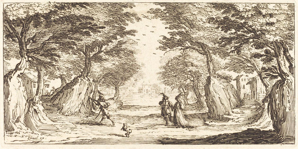 Landschaft von After Jacques Callot