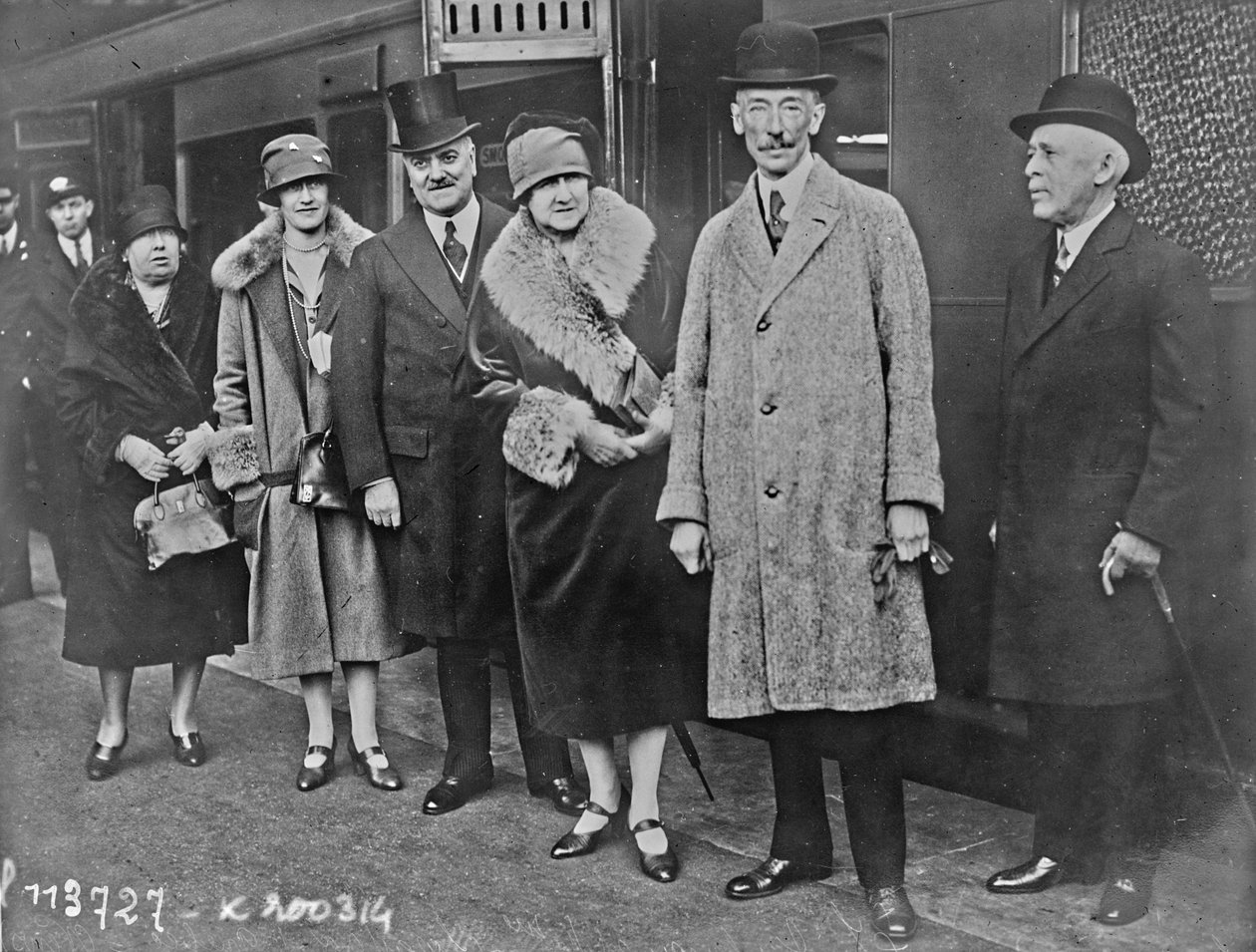 Louis-Alexandre Taschereau, Premier von Quebec, und seine Frau Adine Dionne, in London, 14. Oktober 1926 von Agence Rol
