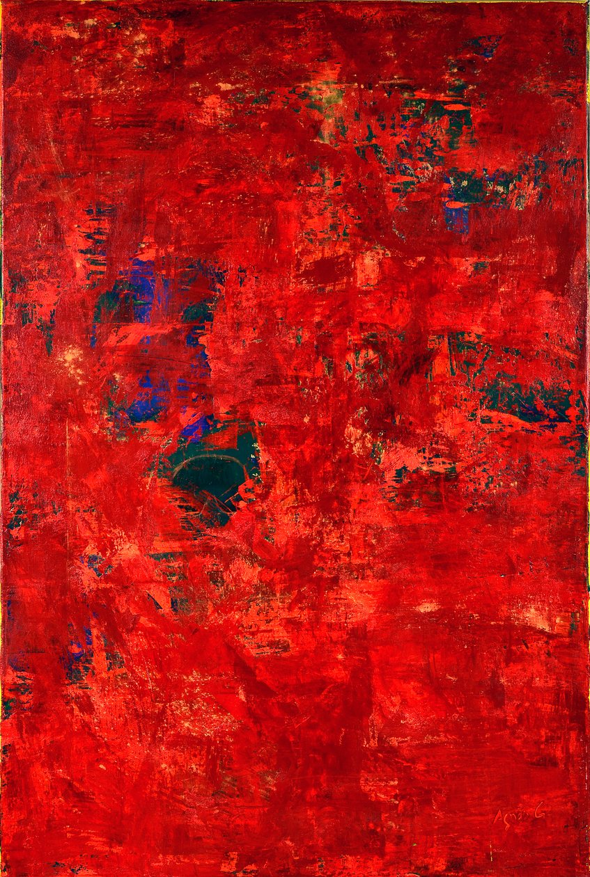 E.T. in Rot, 2019 von Agnes Girardon