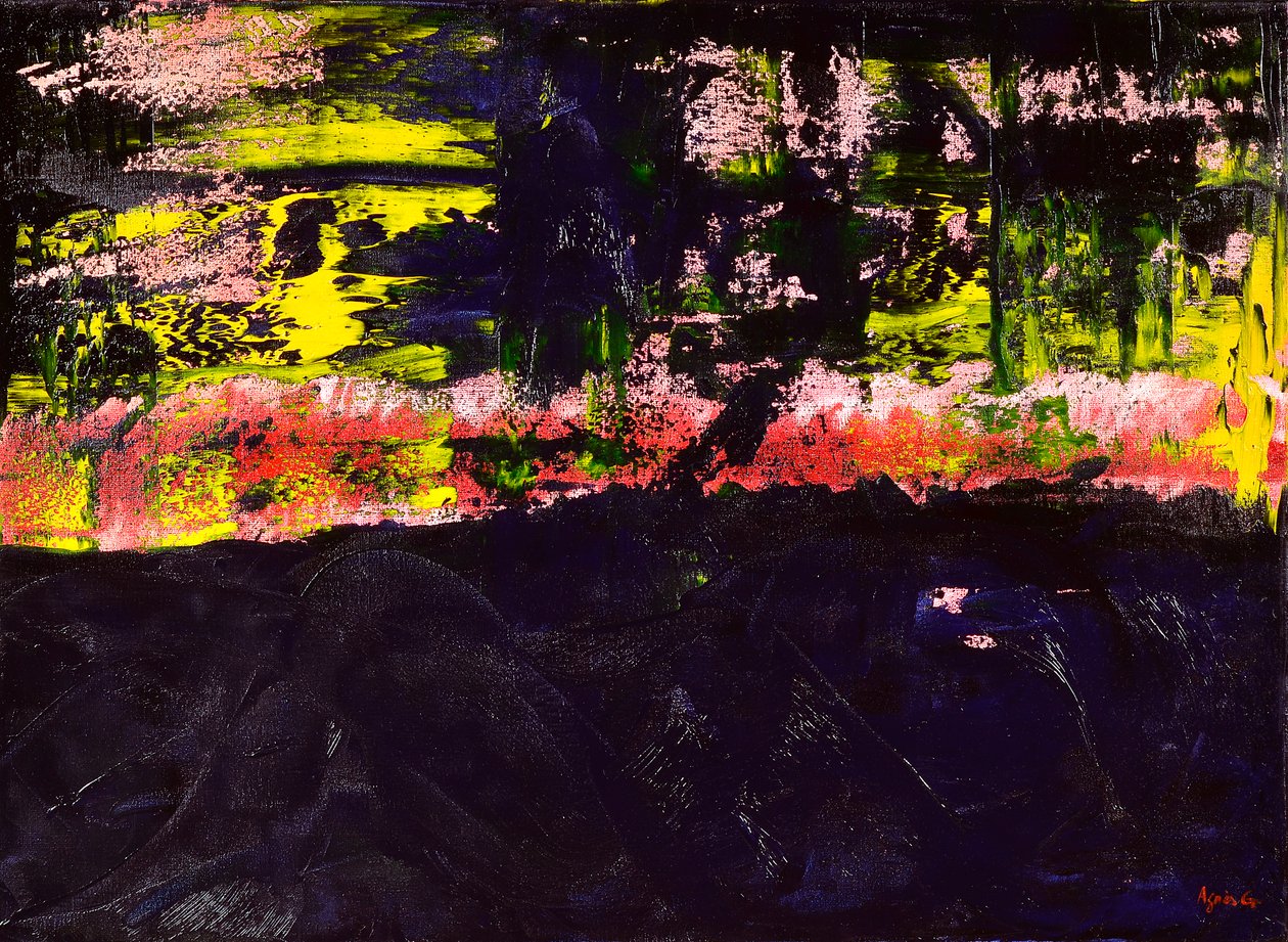 Fluss 2, 2018 von Agnes Girardon