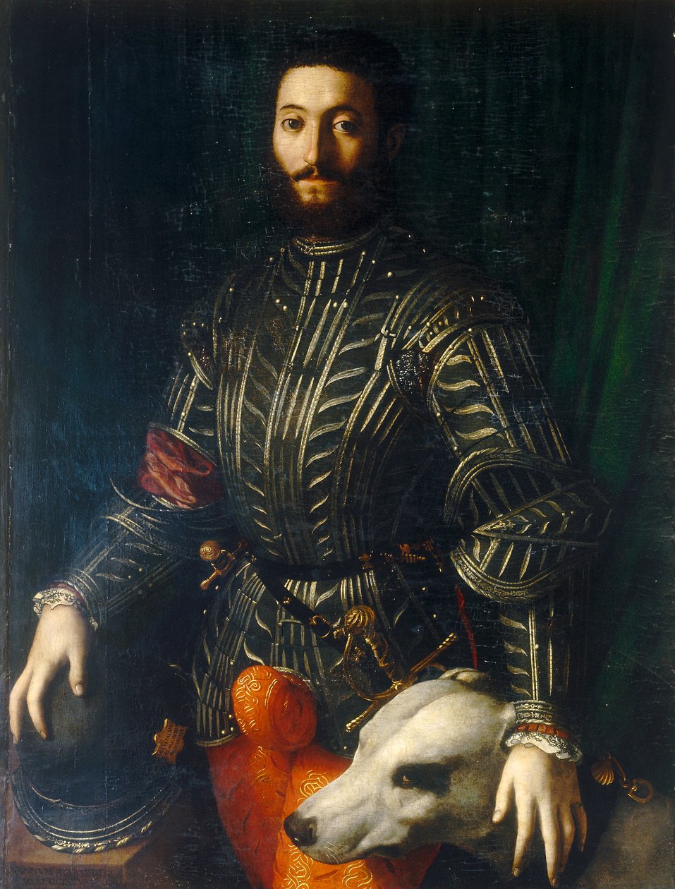 Porträt von Guidobaldo da Montefeltro von Agnolo Bronzino