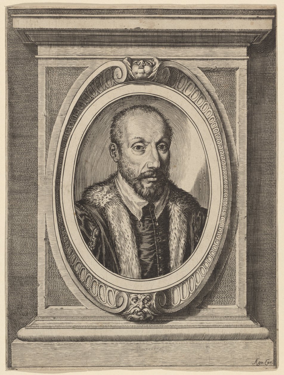Pietro Antonio Tolentino von Agostino Carracci