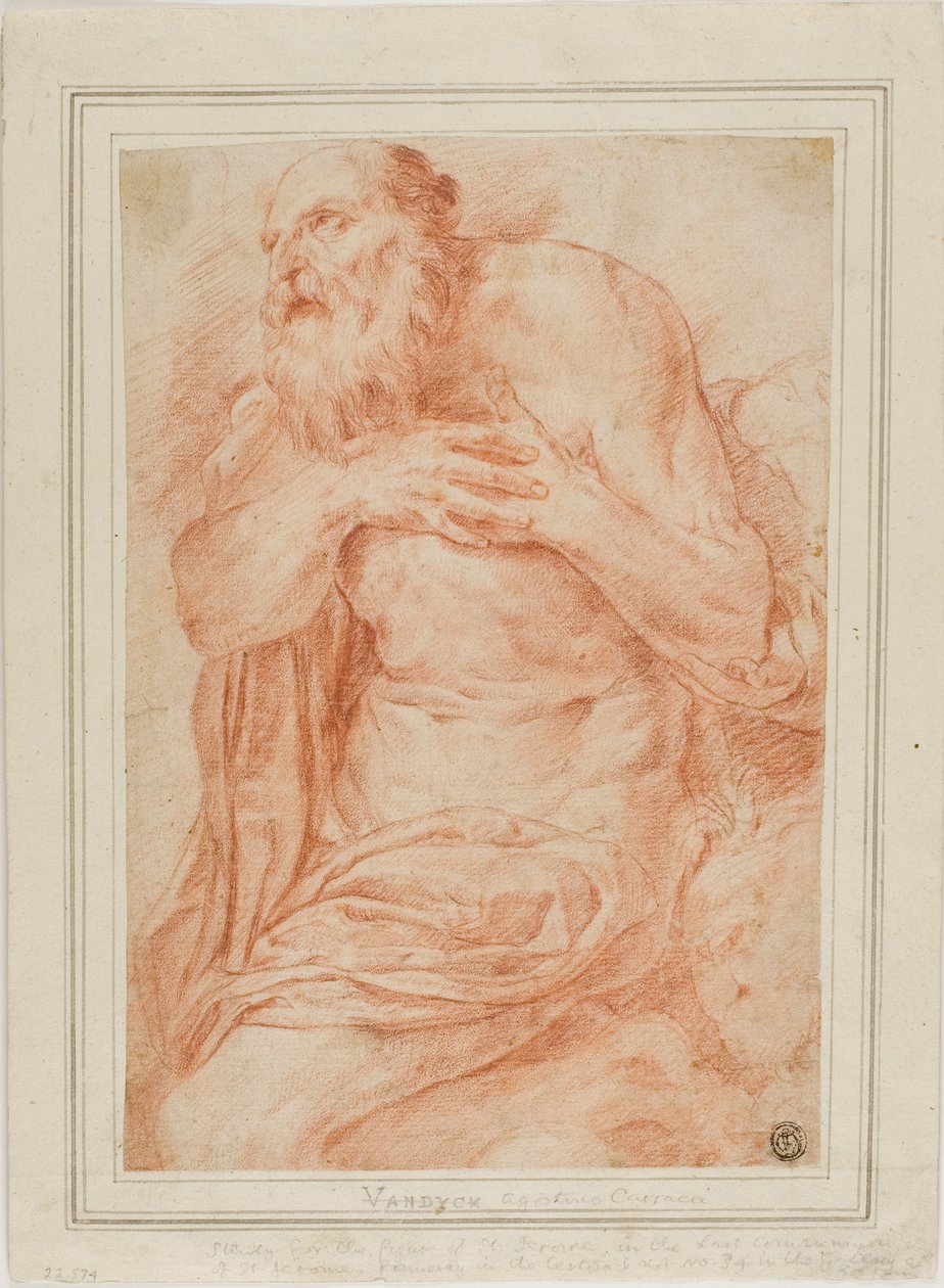 Heiliger Hieronymus von Agostino Carracci