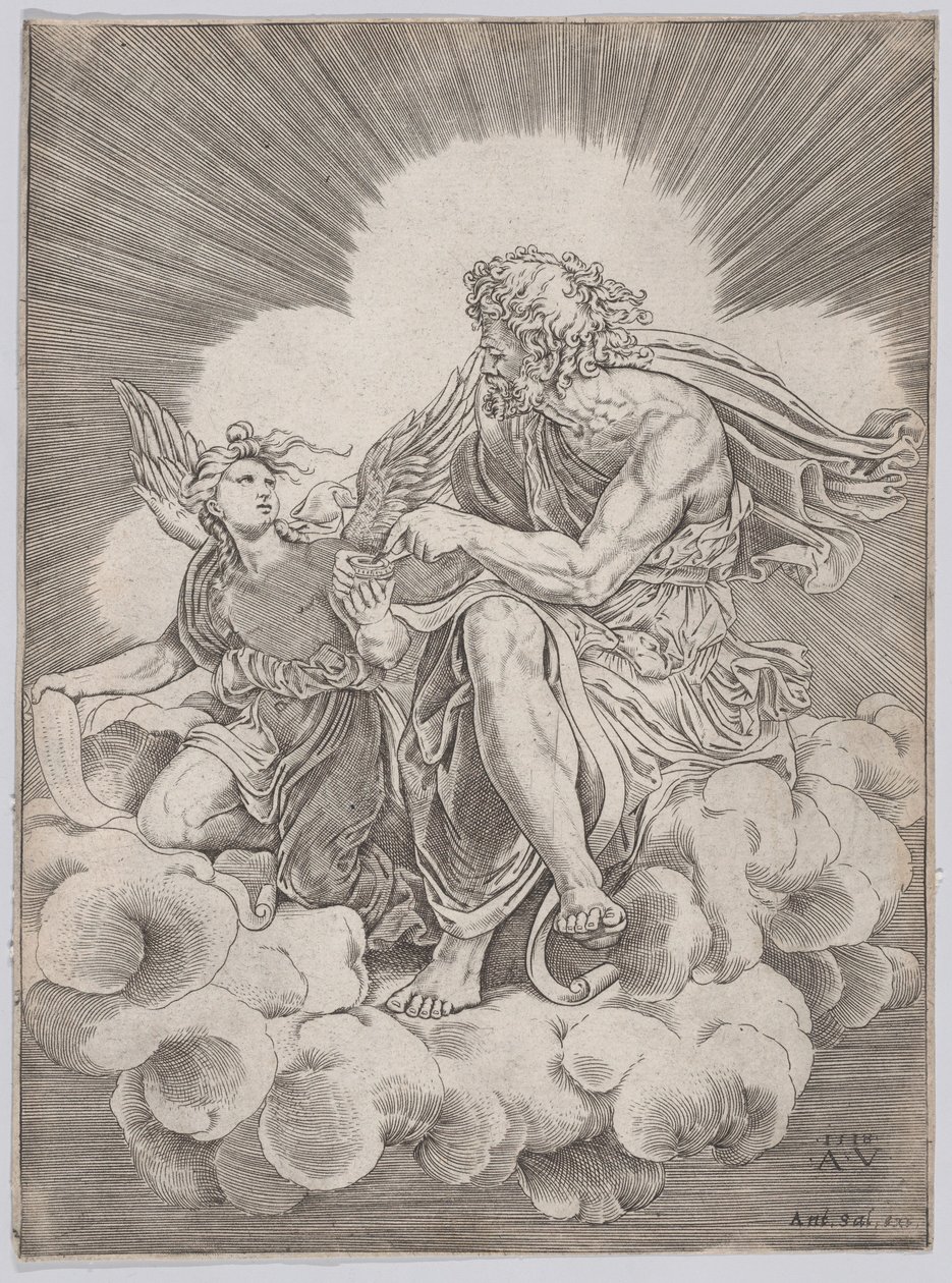 Heiliger Matthäus von Agostino Veneziano