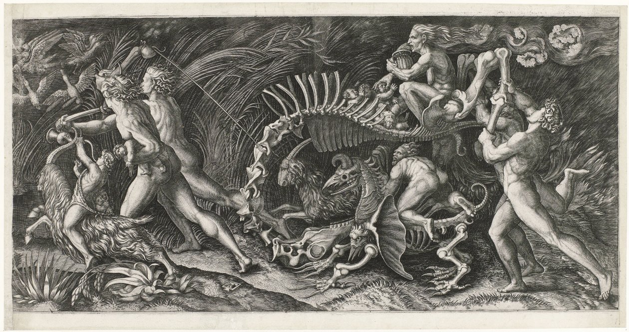 Das Karkass von Agostino Veneziano