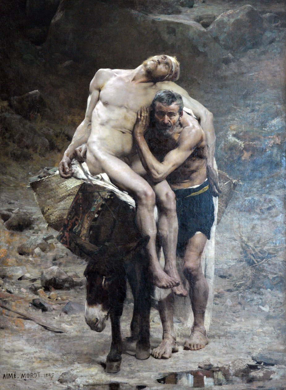 Der barmherzige Samariter von Aimé Nicolas Morot