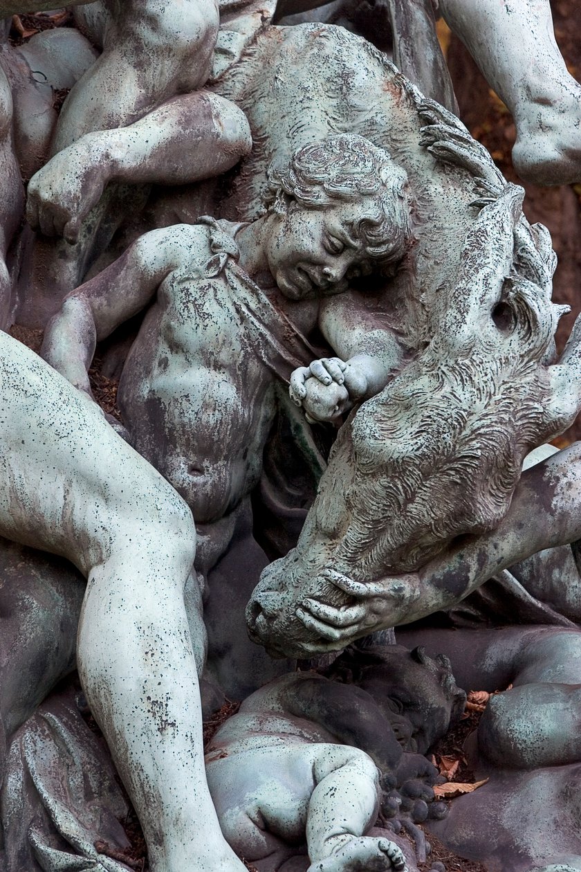 Der Triumph des Silenus (Detail) von Aime Jules Dalou