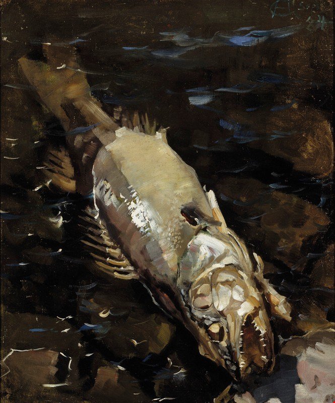Verfallender Zander von Akseli Gallen Kallela