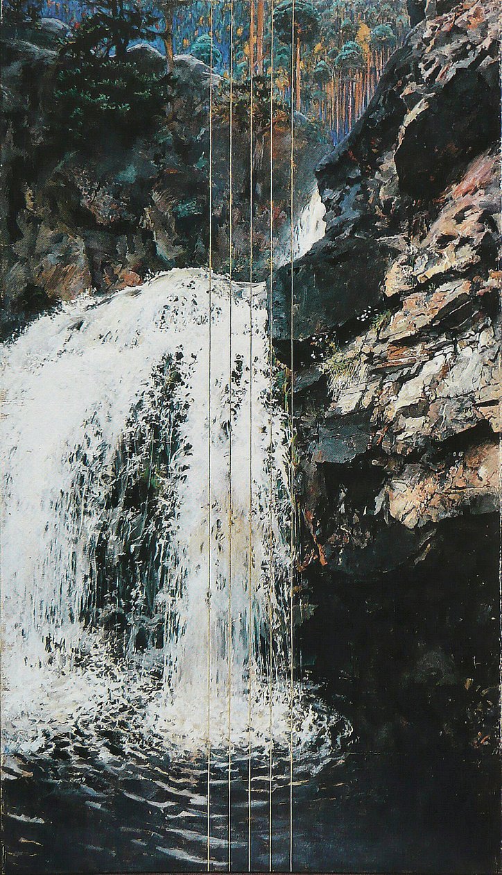 Mantykoski Wasserfall von Akseli Gallen Kallela