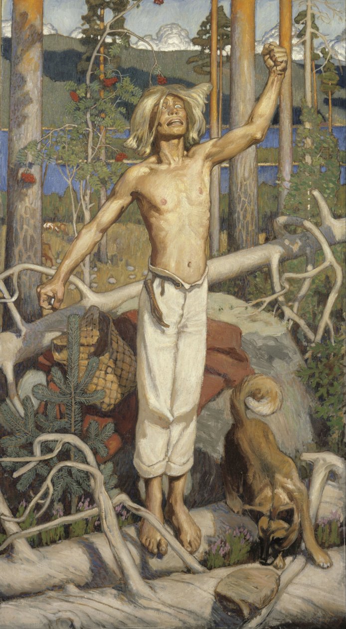 Kullervo verflucht von Akseli Gallen Kallela