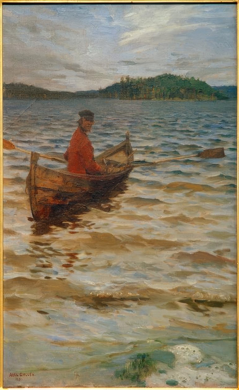 Der Ruderer von Akseli Valdemar Gallen Kallela