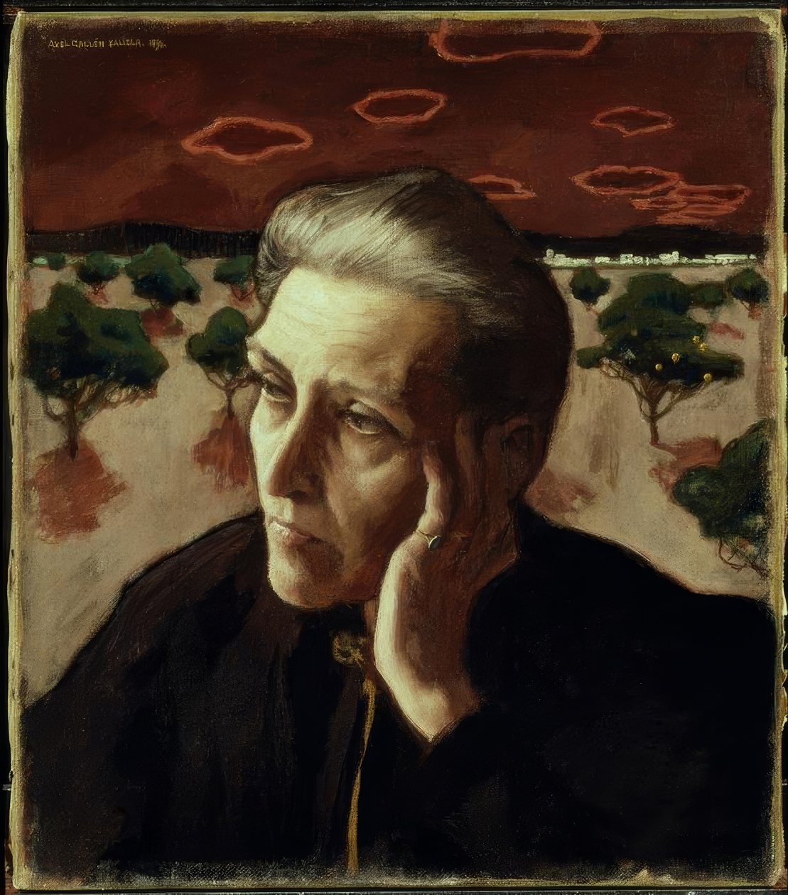 Die Mutter des Künstlers von Akseli Valdemar Gallen Kallela