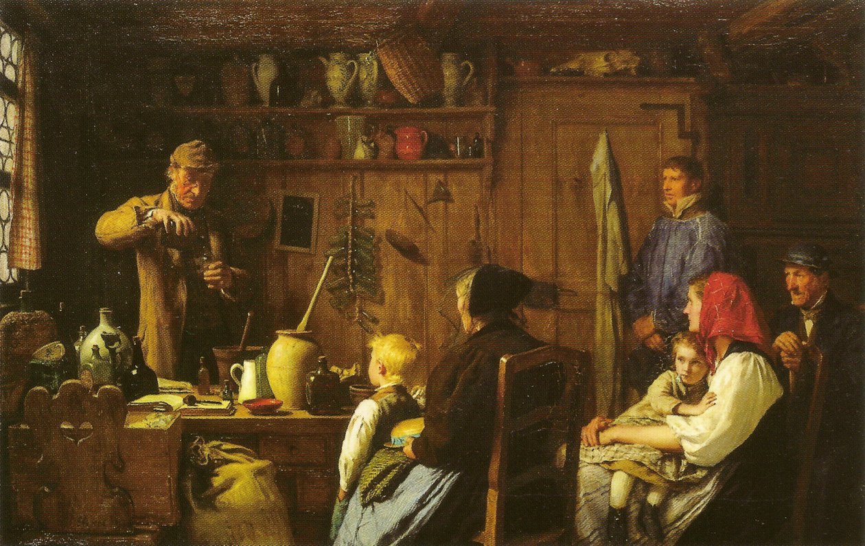 Der Quacksalber von Albert Anker