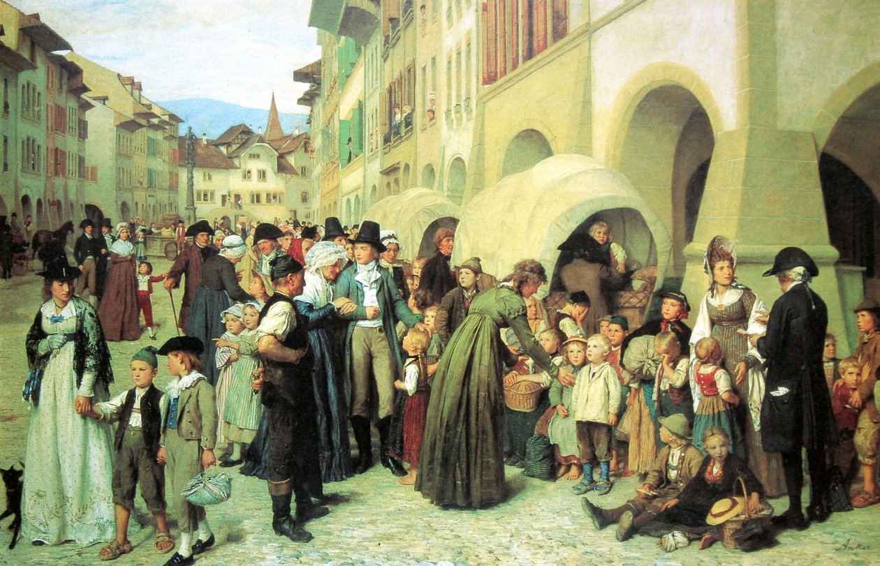 Länderkinder von Albert Anker