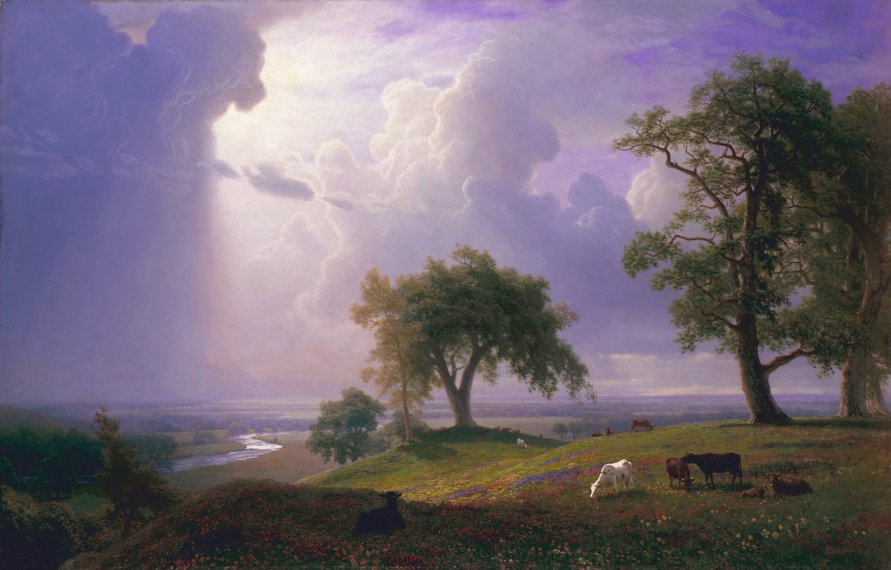 Frühling in Kalifornien von Albert Bierstadt
