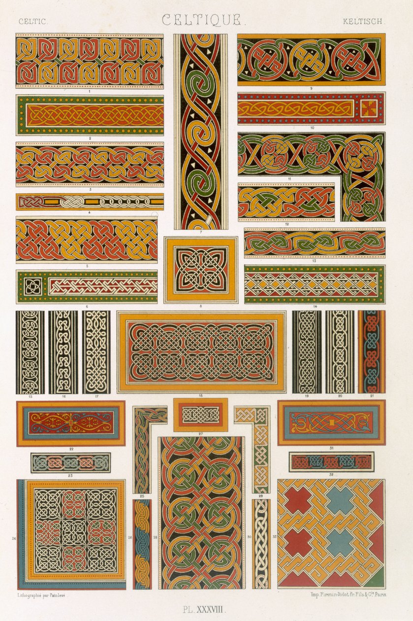Keltischer Stil, Tafel XXXVIII aus 