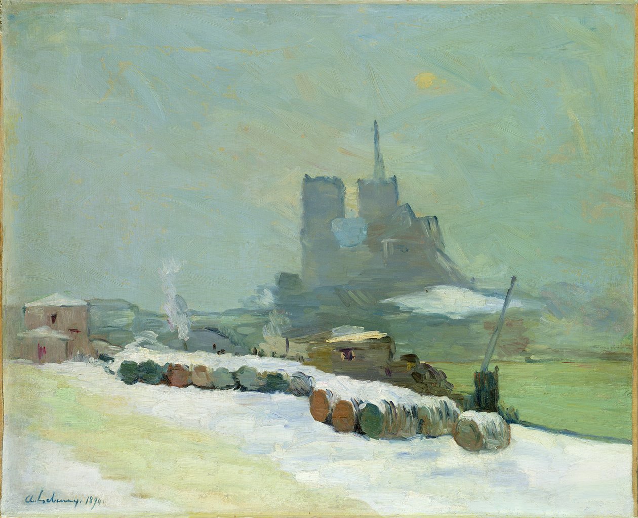 Ansicht von Notre Dame, 1894 von Albert Charles Lebourg