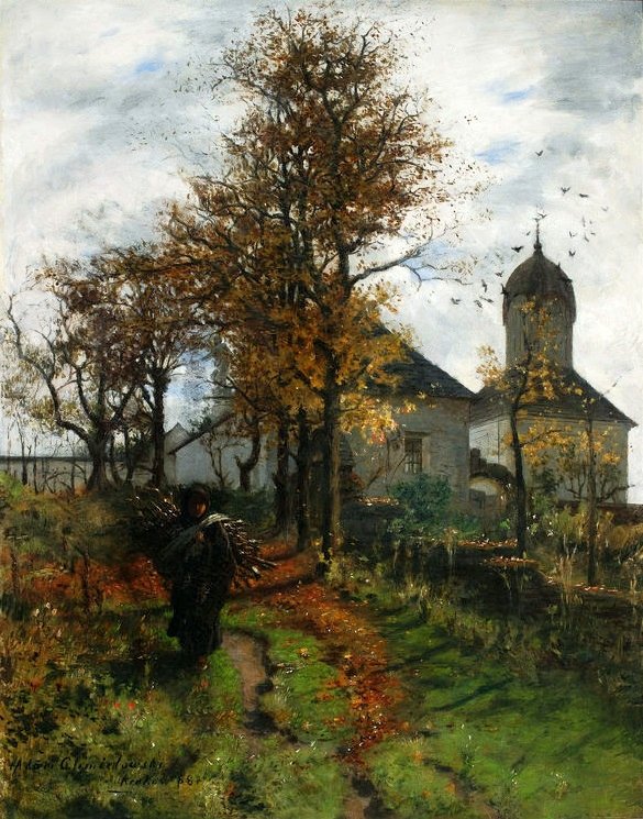 Verlassenes Pfarrhaus von Albert Chmielowski