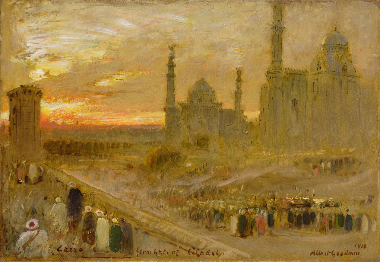 Kairo vom Tor der Zitadelle aus von Albert Goodwin