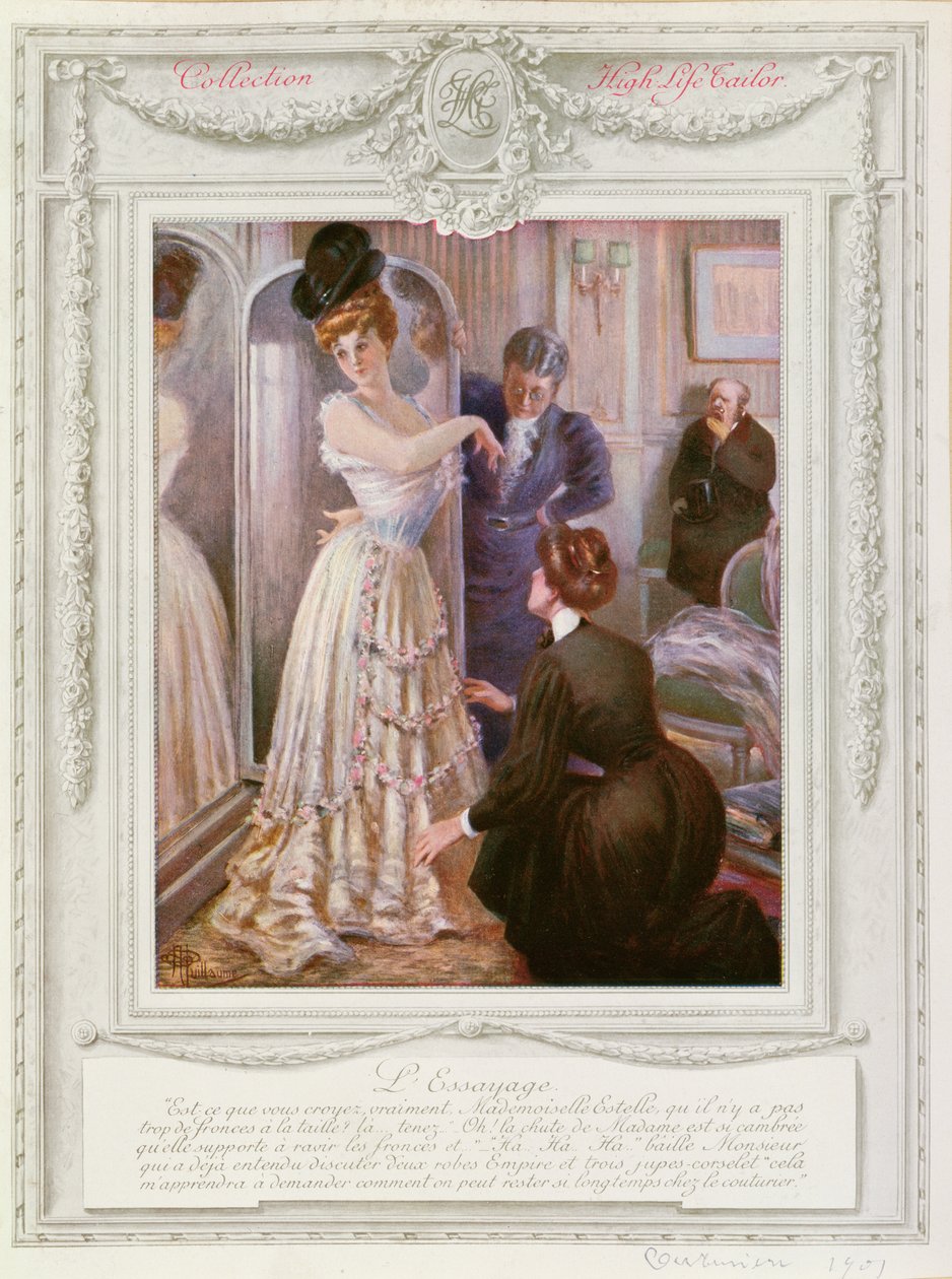 Die Schneiderin, 1901 von Albert Guillaume