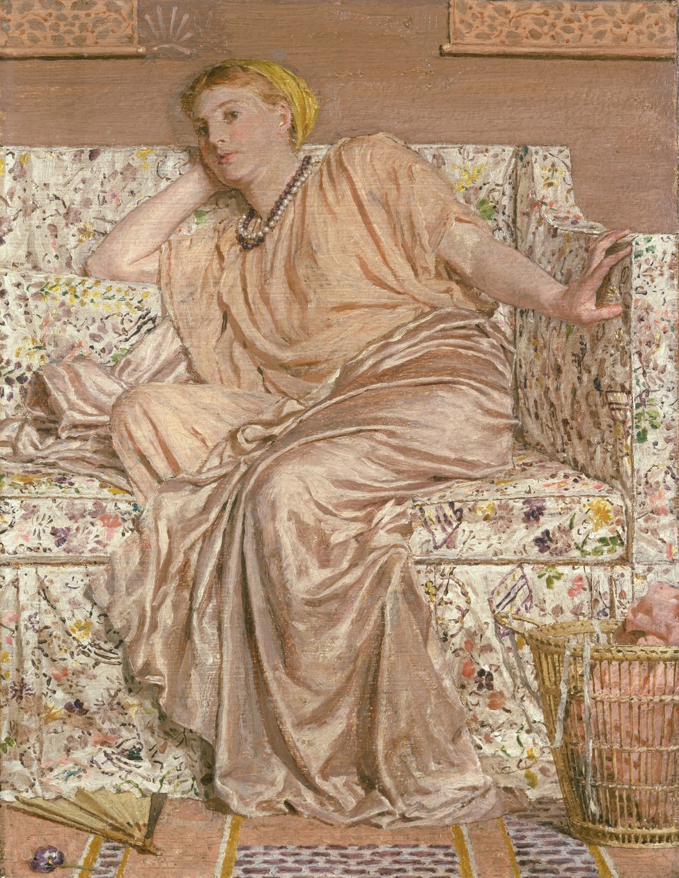 Stiefmütterchen, um 1875 von Albert Joseph Moore