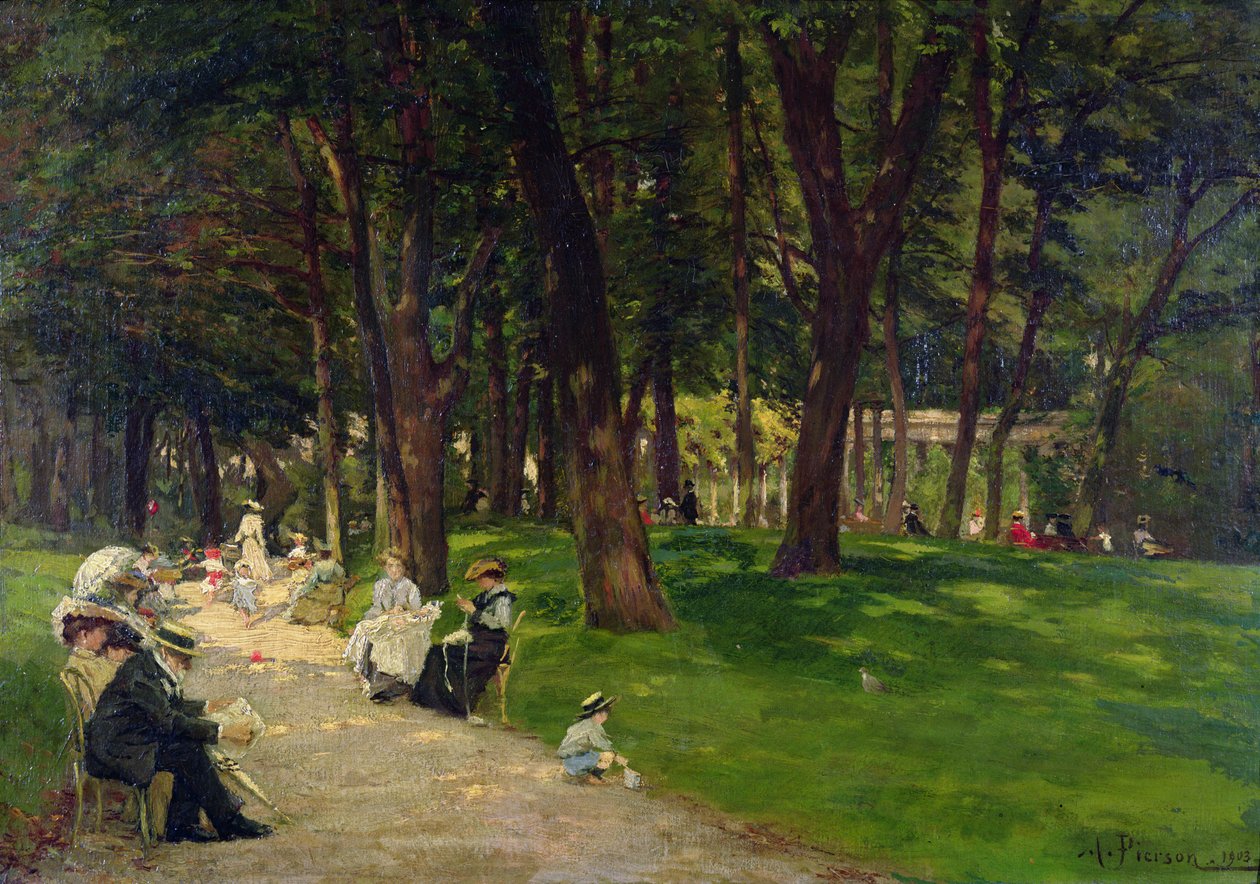 Im Park, 1903 von Albert Leopold Pierson