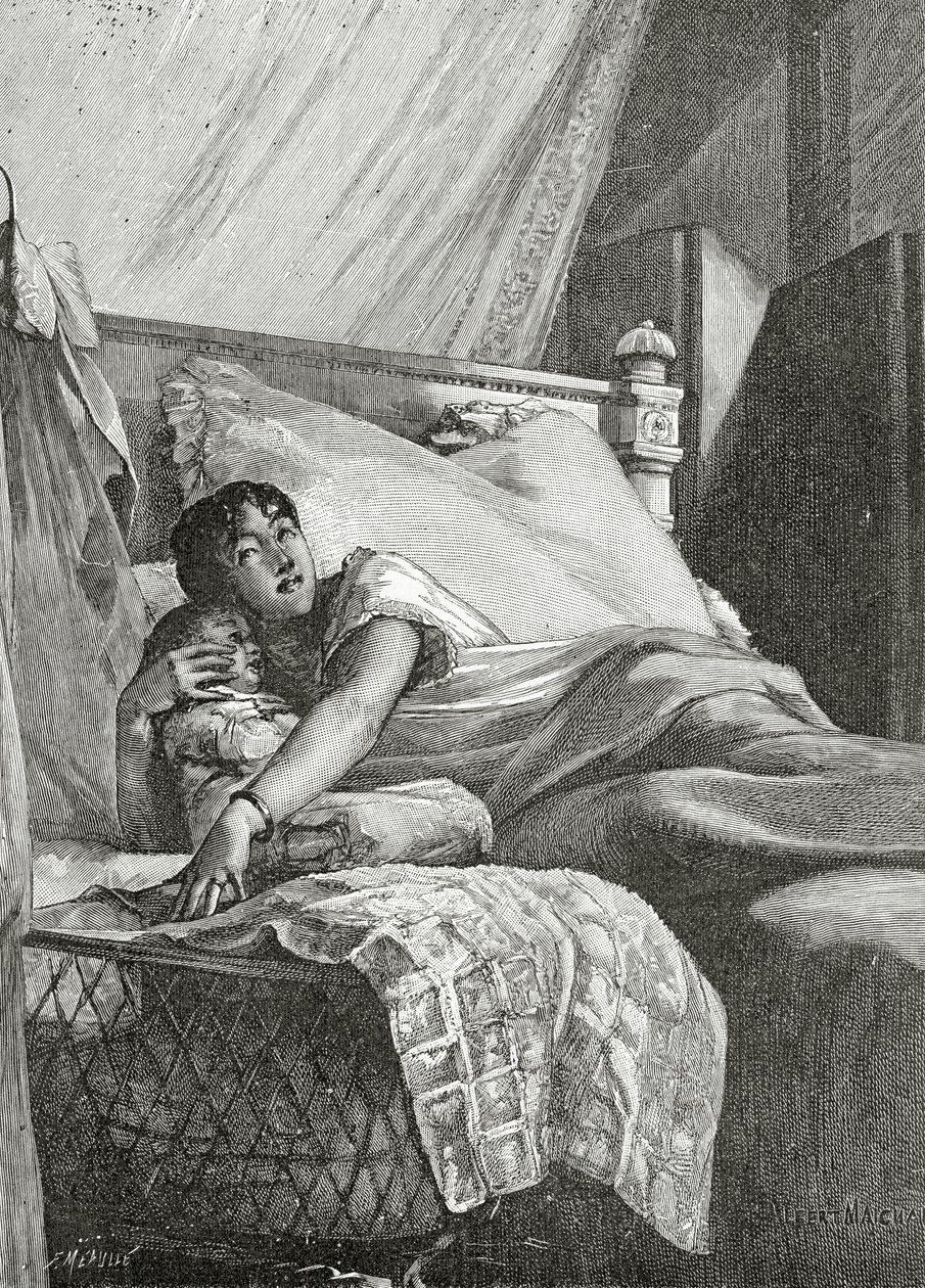 Der Wiedergänger, 19. Jahrhundert von Albert Pierre Rene Maignan