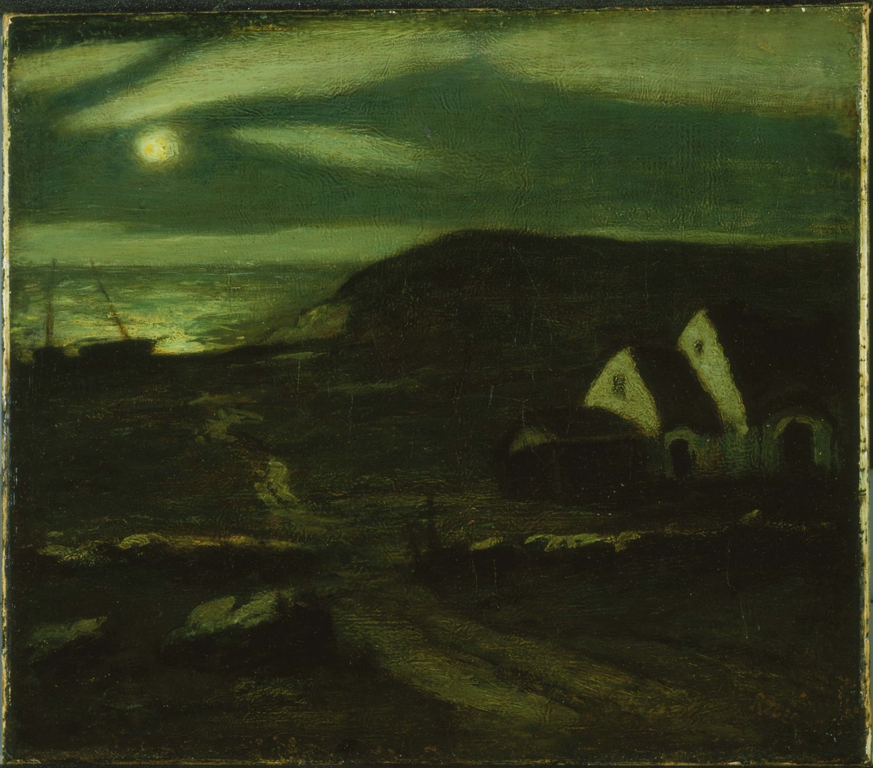 Fischerhütte von Albert Pinkham Ryder