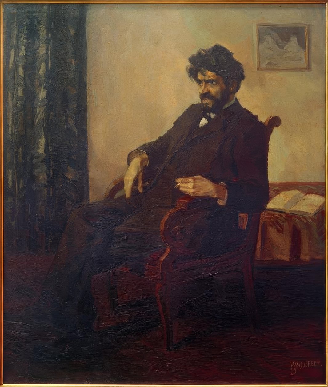 Bildnis des Dichters Ludwig Scharf von Albert Weisgerber