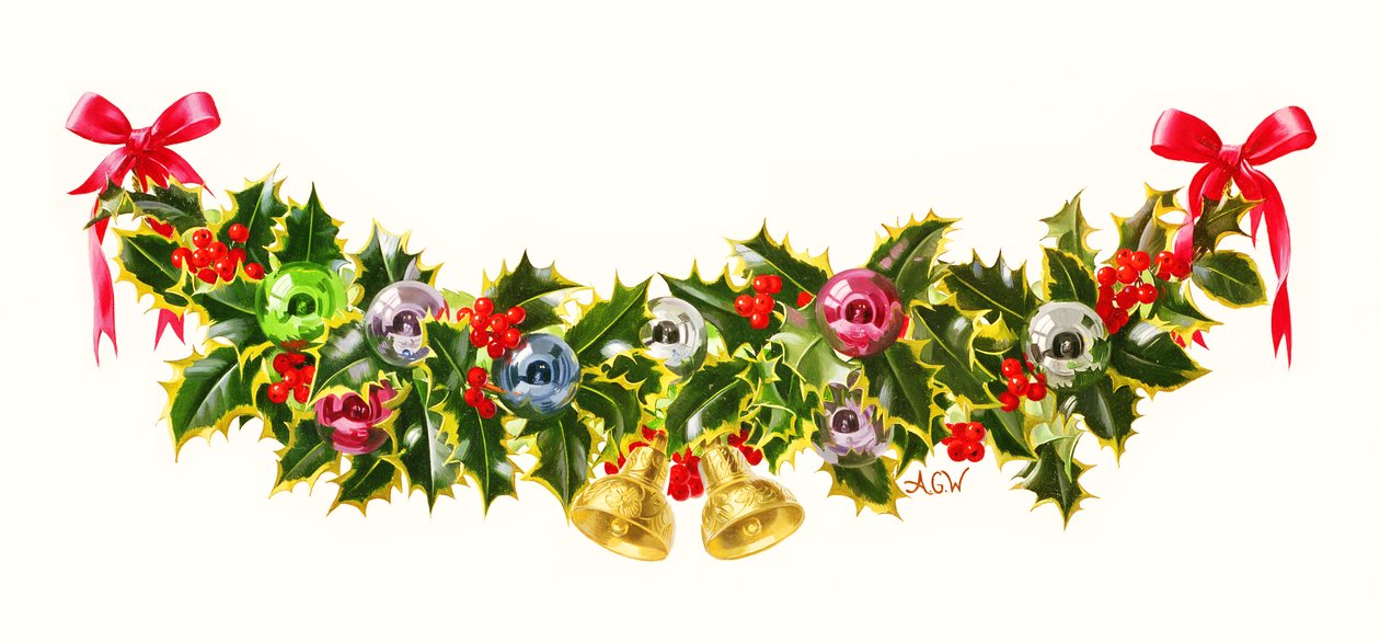 Ein Weihnachtskranz von Albert Williams