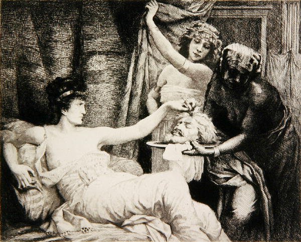 Herodias um 1878 von Albert Alexander Paul Rouffio