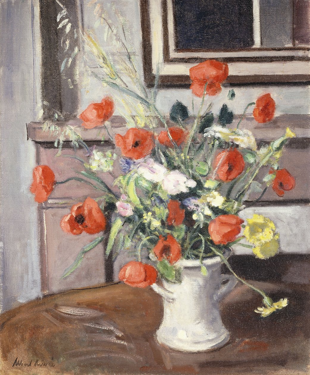 Vase mit Mohnblumen von Albert Andre