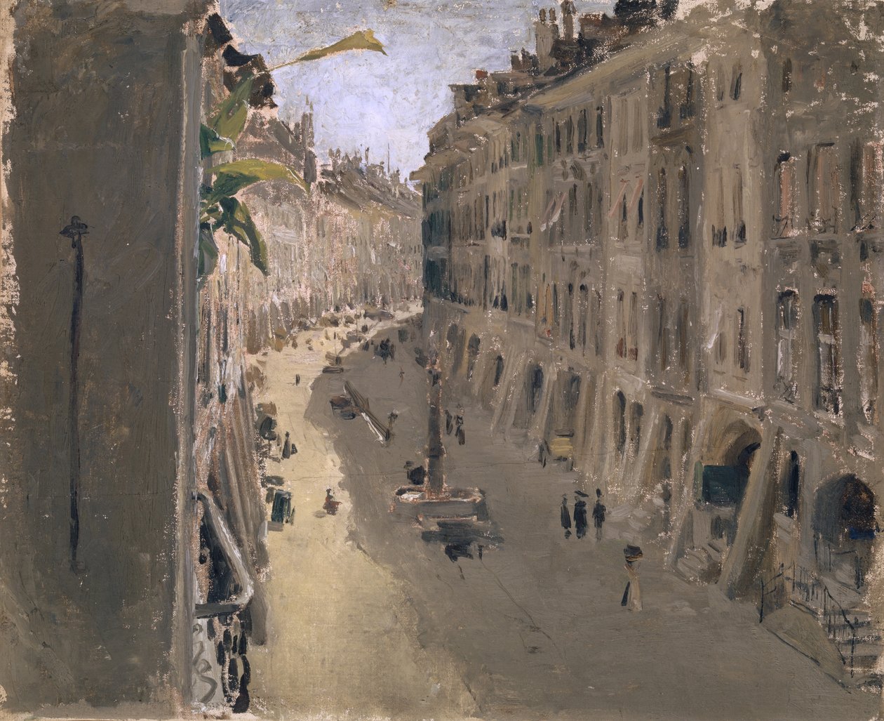 Gerechtigkeitsgasse in Bern, ca. 1880-90 von Albert Anker