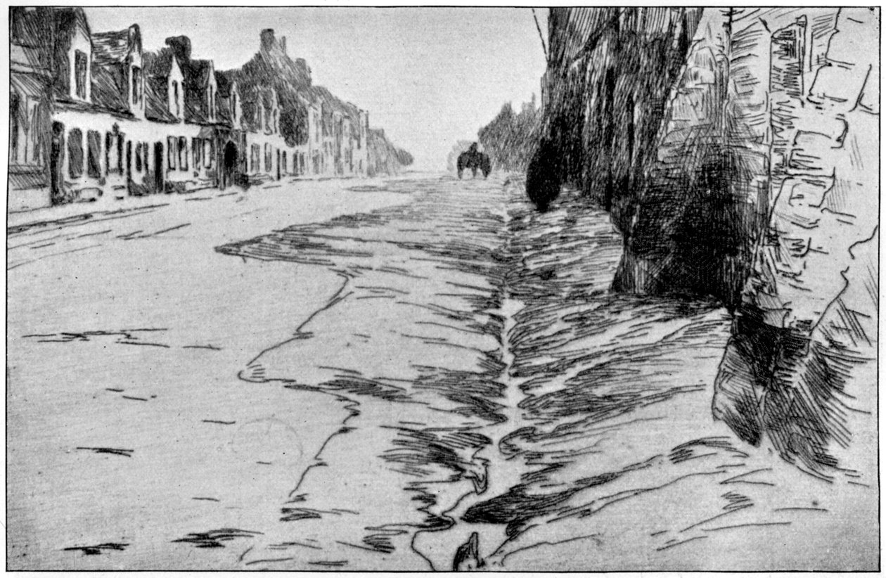 La Grande Rue, Flandern, 1898 von Albert Baertsoen