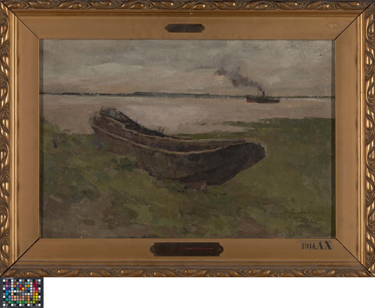 Der Fluss Schelde bei Doel von Albert Baertsoen