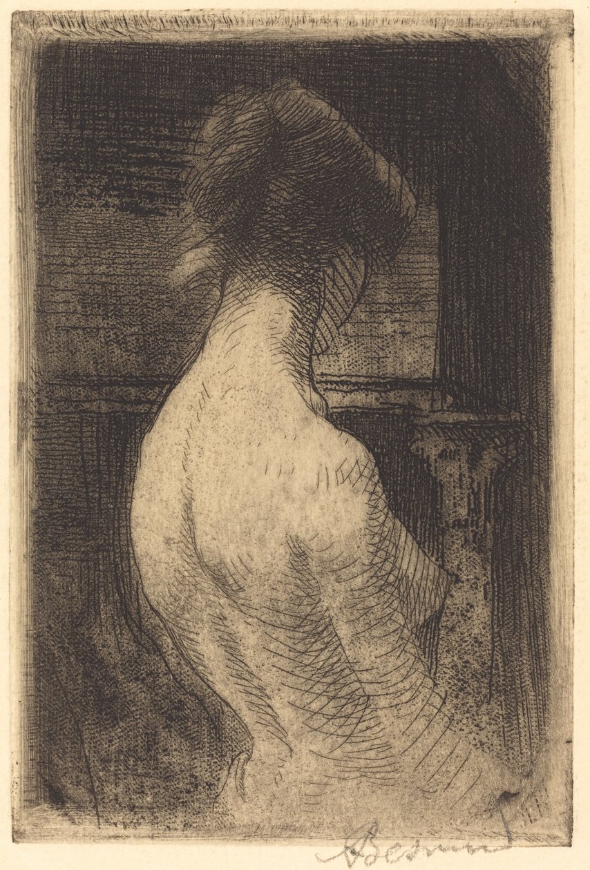 Rückenansicht einer Frau (Dos de Femme) von Albert Besnard