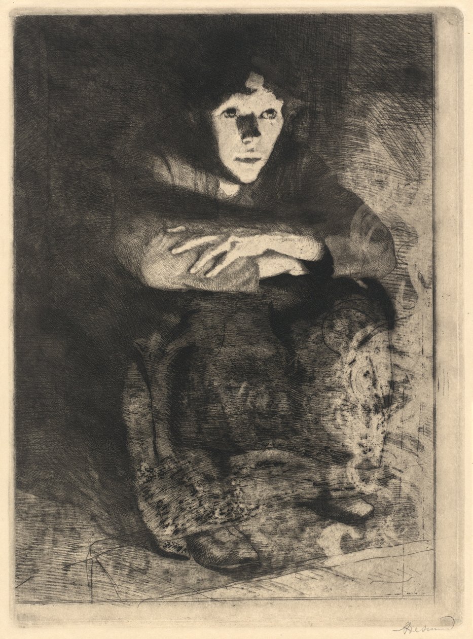 In den Glutresten von Albert Besnard