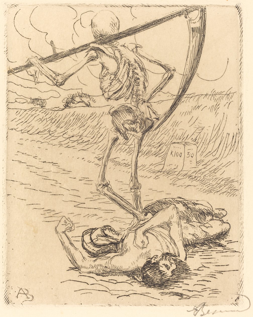 Gleichgültig von Albert Besnard