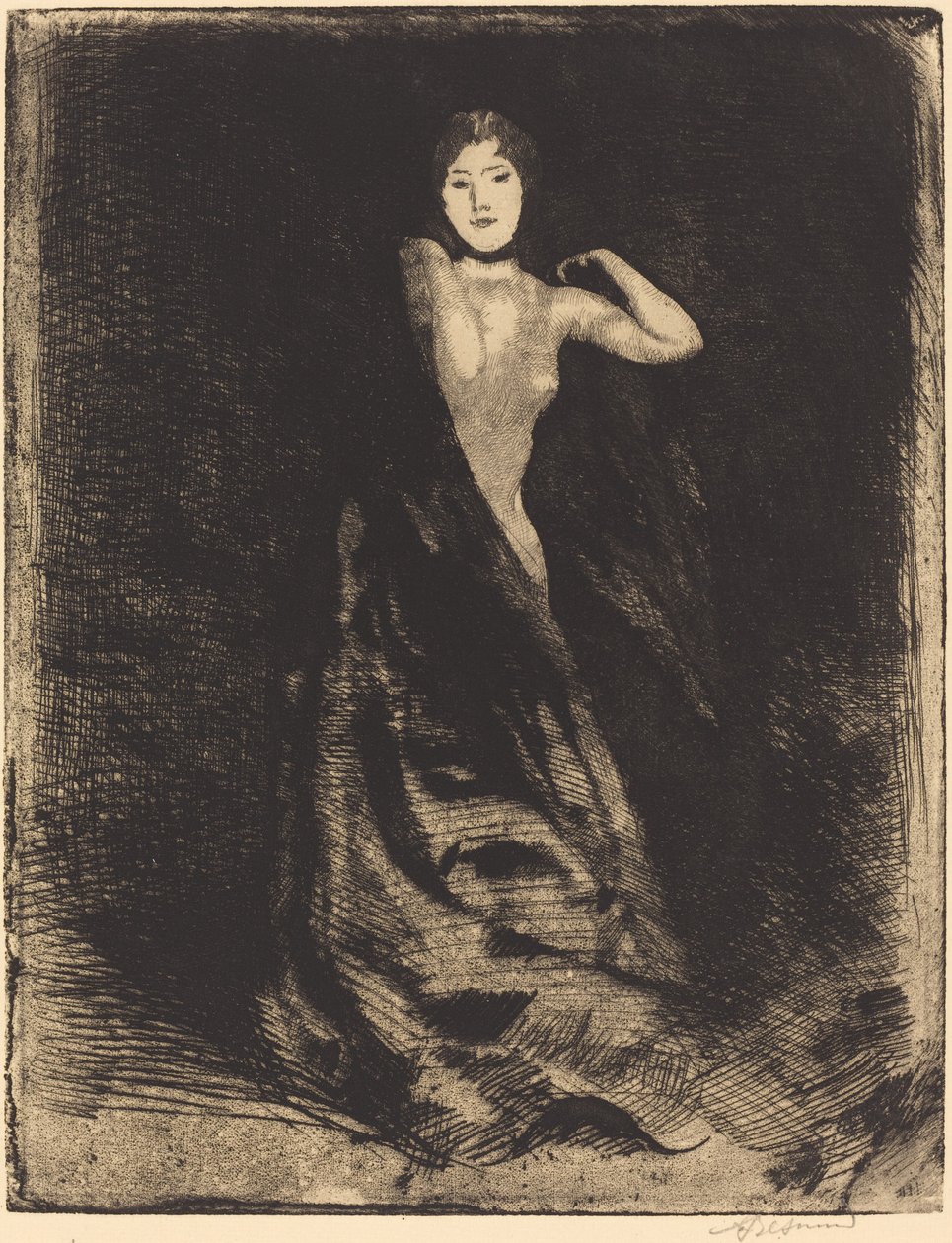 Die Frau (Frontispiz) von Albert Besnard
