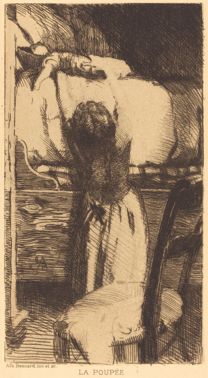 Die Puppe (La Poupée) von Albert Besnard