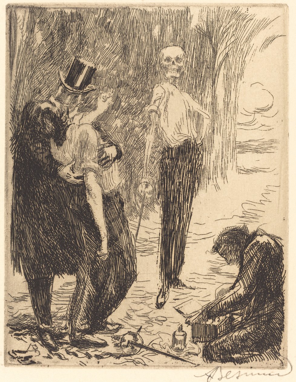 Das Duell von Albert Besnard