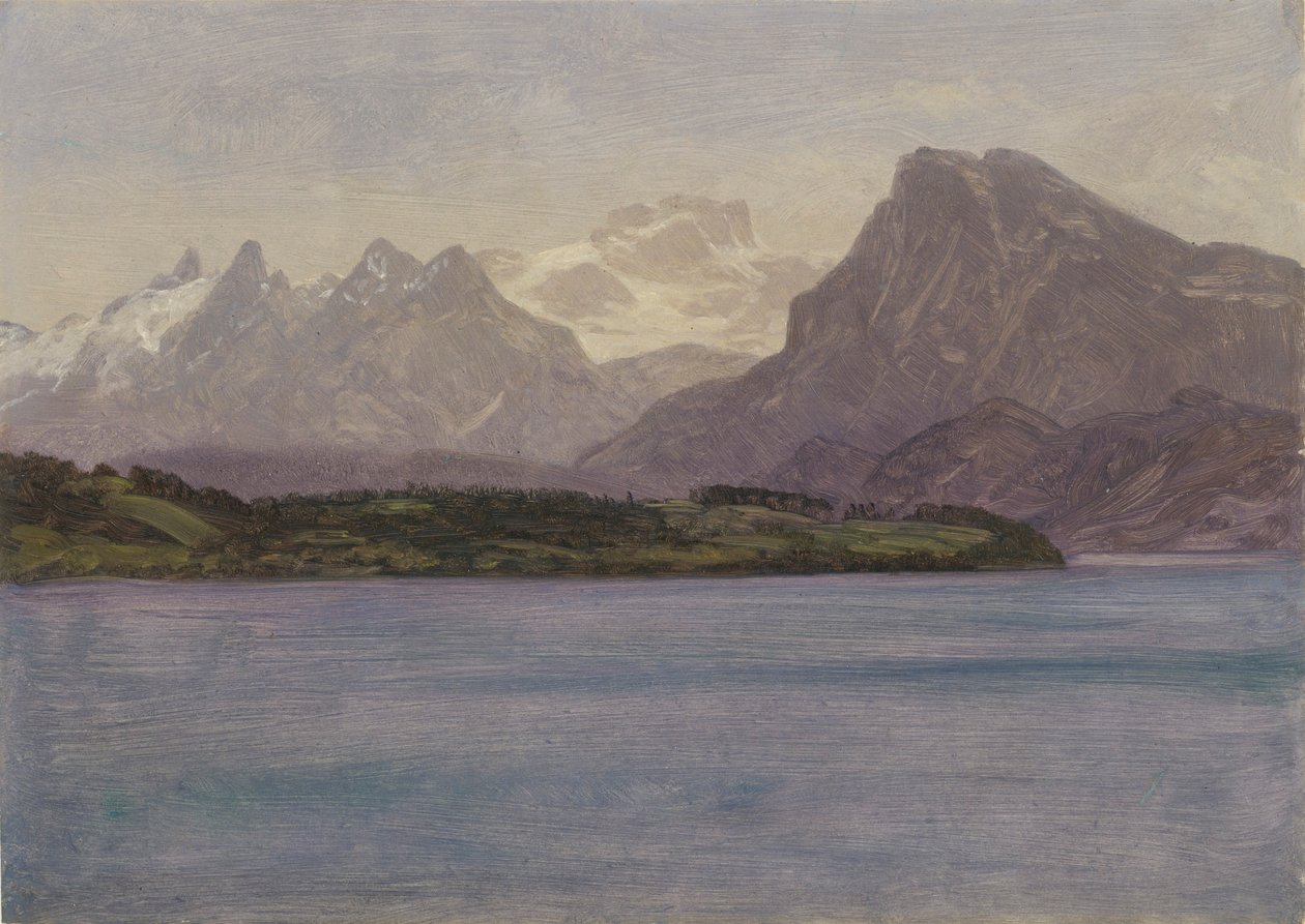 Alaskanische Küstenkette von Albert Bierstadt