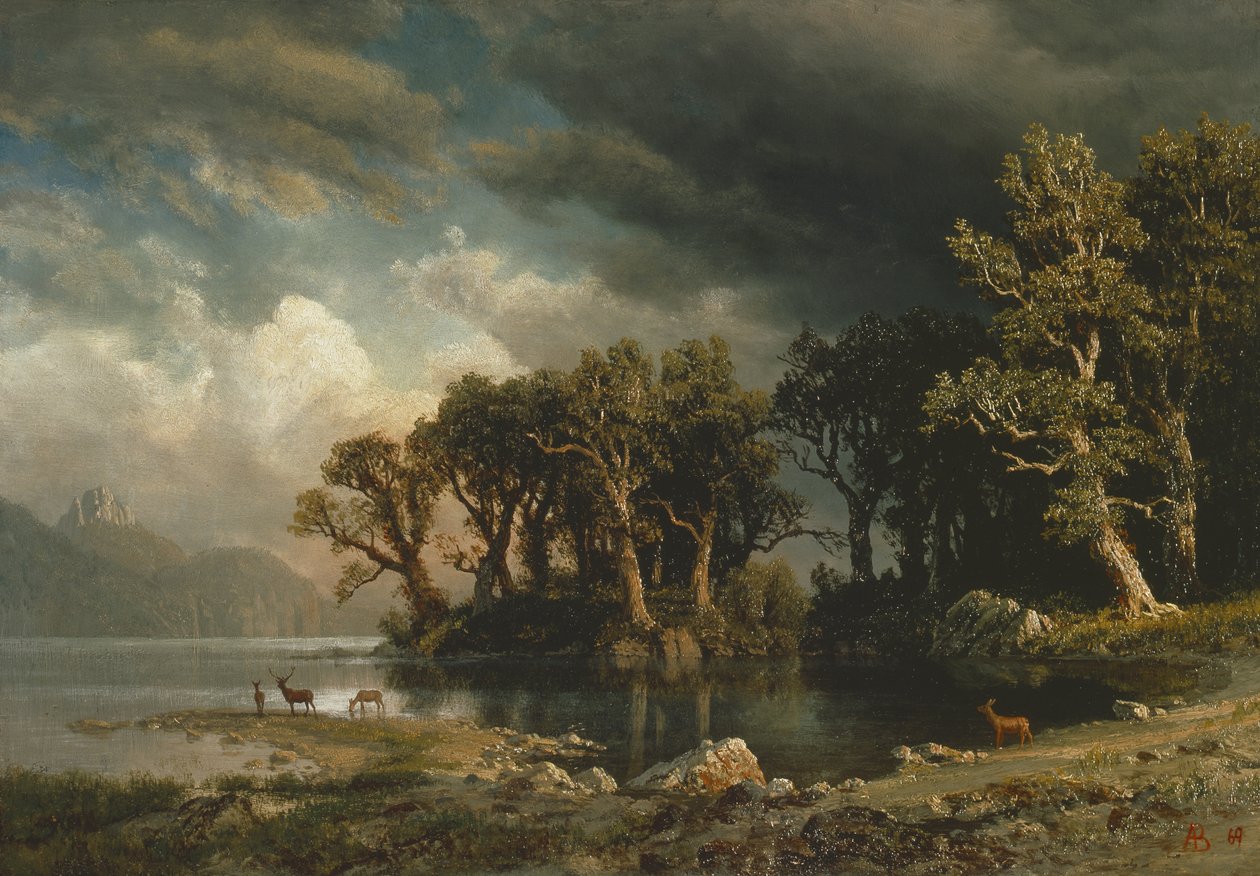 Der kommende Sturm von Albert Bierstadt