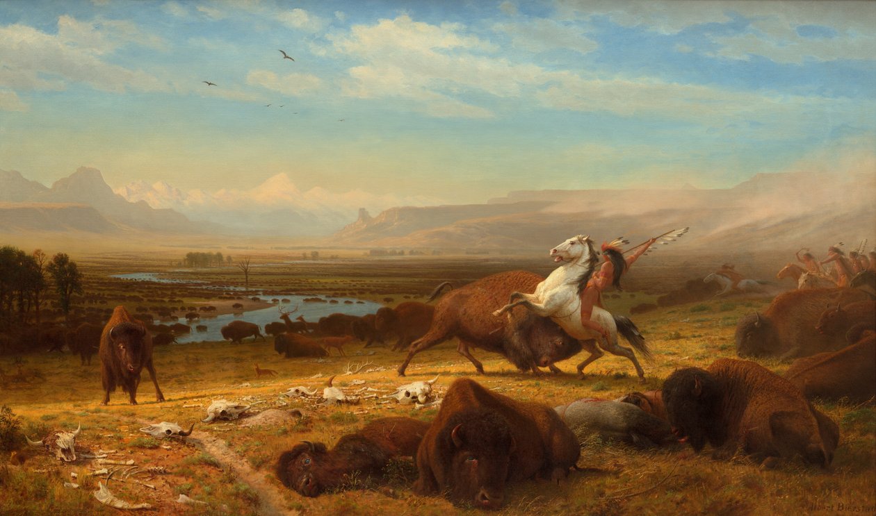 Das letzte der Büffel, 1888 von Albert Bierstadt