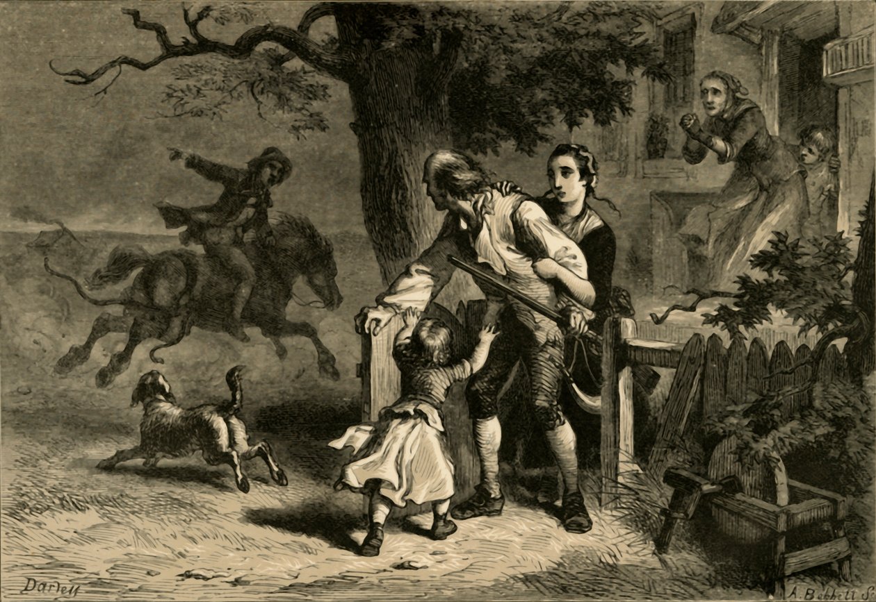 Der Ruf zu den Waffen, 1877 von Albert Bobbett