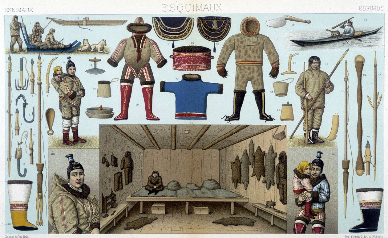 Illustration von A. Racinet (1872) von Albert Charles August Racinet