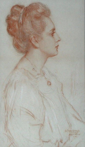 Mrs. Fitzroy Carrington von Albert Edward Sterner