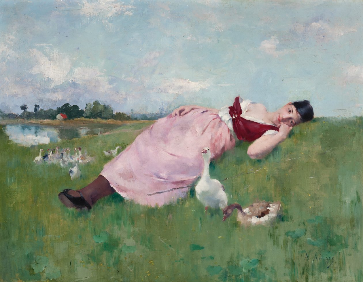 Das Gänsemädchen von Albert Emile Artigue